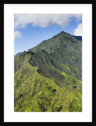 Aerial View of Na Pali Coast, Kauai, Hawaii by Anonymous
