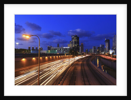 Ramat Gan and the Ayalon highway. by Anonymous