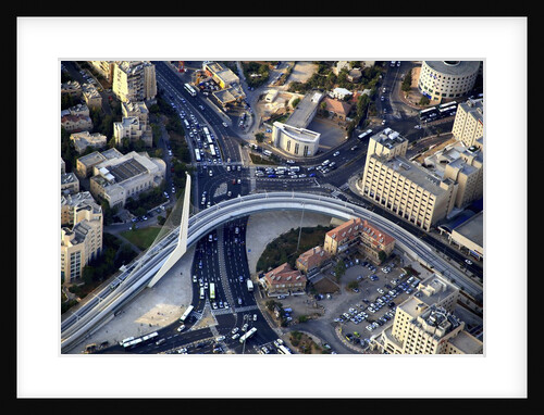 Air View of the Calatrava bridge. by Anonymous