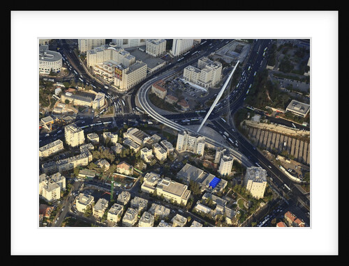Air View of the Calatrava bridge. by Anonymous