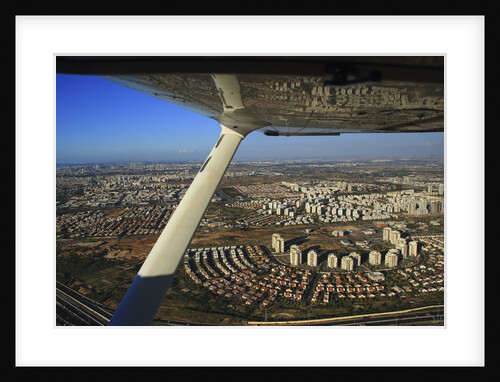 Landscape from above between Tel Aviv and Jerusalem. by Anonymous