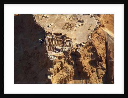 Masada from Above. by Anonymous