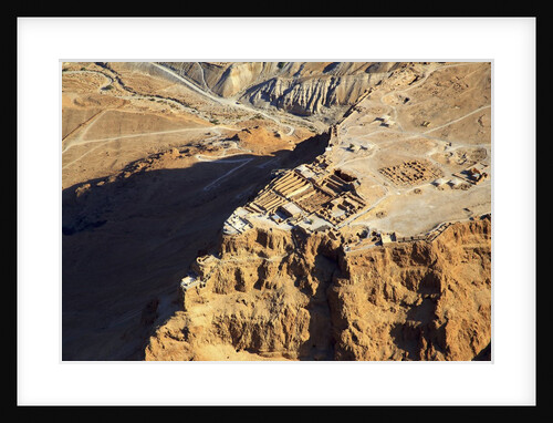 Masada from Above. by Anonymous