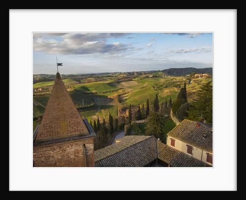 Air view of the old town by drone by Anonymous