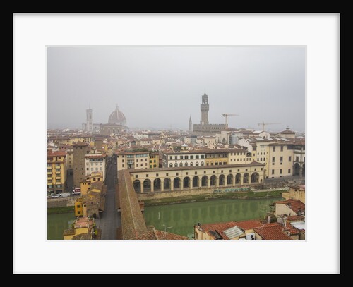 Ponte Vecchio, Corridoio Vasariano, Palazzo Vecchio and Santa Maria del Fiore Cathedral by Anonymous