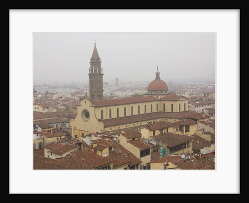 Air view of Santo Spirito church by Anonymous