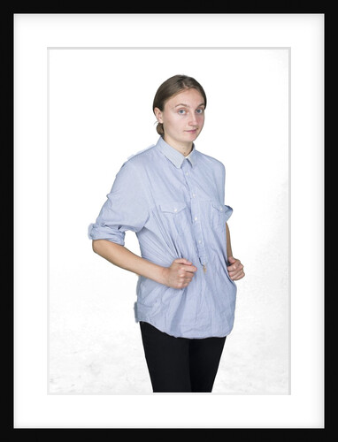 Woman with hands on hips by Anonymous