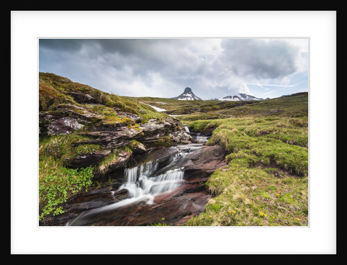 Mountain creek at the Swiss Tectonic Arena Sardona by Anonymous