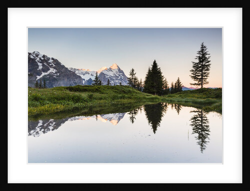 Mount Eiger at sunrise by Anonymous