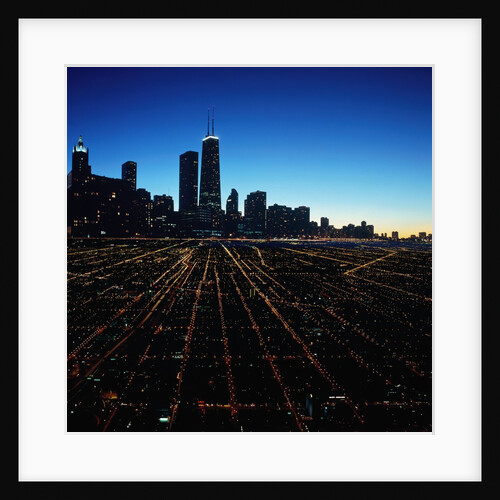 Chicago Skyline at Twilight by Anonymous