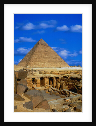 Tombs Near Pyramid of Khafre by Anonymous