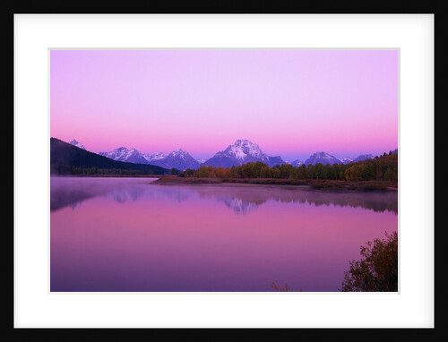 Mount Moran Rises Above Snake River by Anonymous