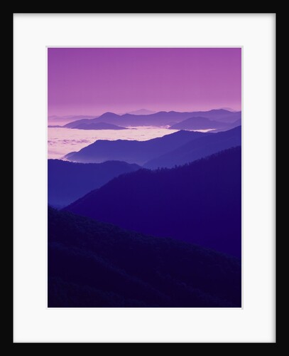 Twilight over Great Smoky Mountains by Anonymous