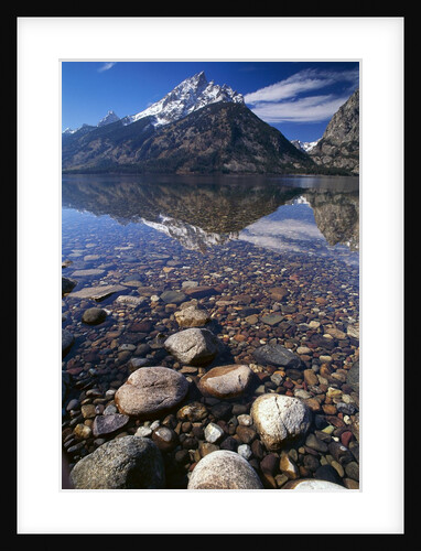 Water Reflecting Teton Range by Anonymous