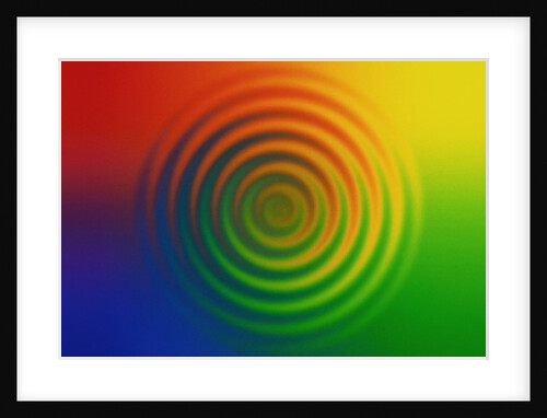 Concentric Circles in Color Field by Anonymous