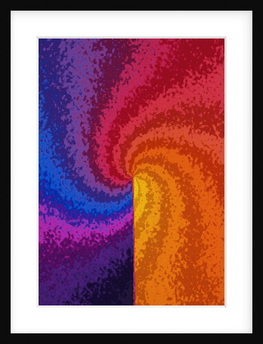 Rainbow Colored Spiral by Anonymous