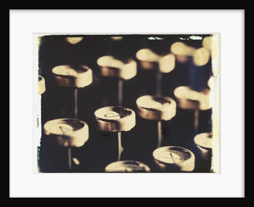 Old Typewriter Keys #2 by Jennifer Kennard