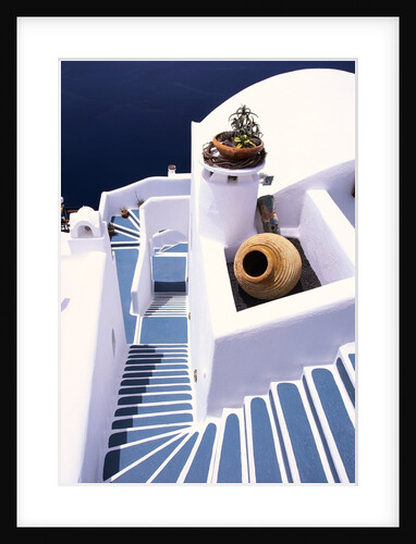 Stairway of a Whitewashed Church by Anonymous