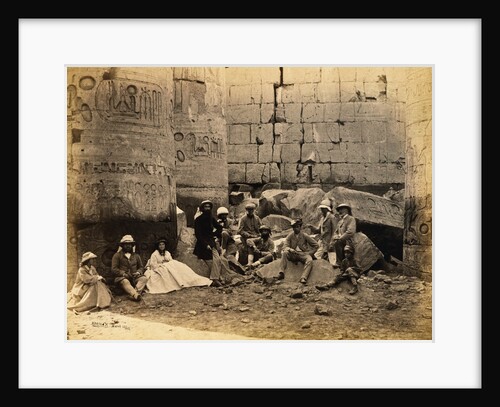 Tourists at Karnak by Anonymous