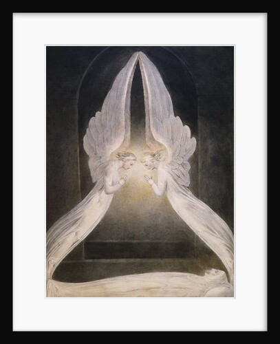 The Angels Hovering Over the Body of Jesus in the Sepulchre by William Blake