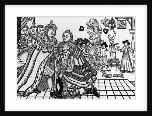 Print of Prince Charles Arriving at the Spanish Court by Anonymous