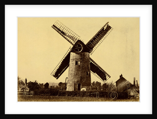 Windmill at Kempsey by Benjamin Brecknell Turner