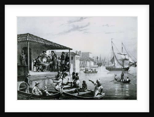 Disembarkation by Johann Moritz Rugendas