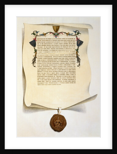 Facsimile of the Magna Carta by J. Harris