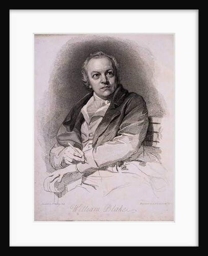 Portrait of William Blake by Louis Schiavonetti