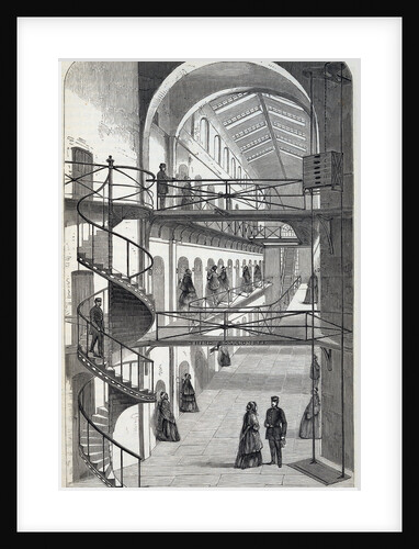 Engraving Depicting Interior of the House of Detention, Clerkenwell by Anonymous