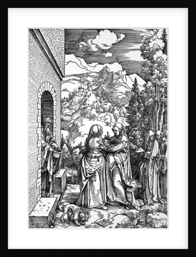 The Visitation Woodcut by Albrecht Dürer