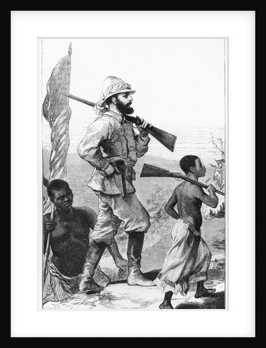 Stanley Approaching Lake Tanganyika by Anonymous