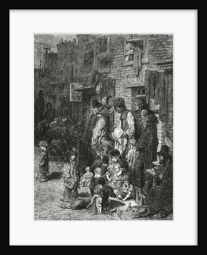 Wentworth Street, Whitechapel by Gustave Dore
