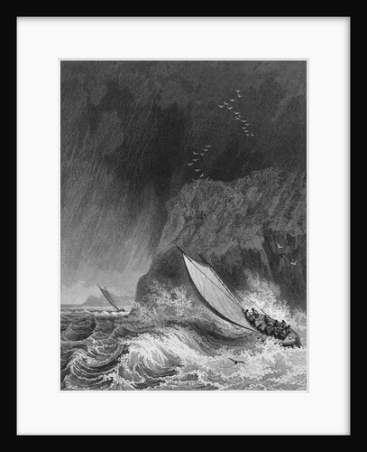 Illustration of Parry's Boats in a Snow Storm off Walden Island by Anonymous