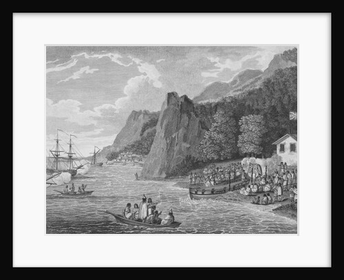 Launch of the North West America at Nootka Sound by Anonymous