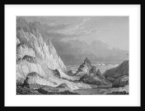 Iceberg Adherring to Icy Reef by Edward Finden