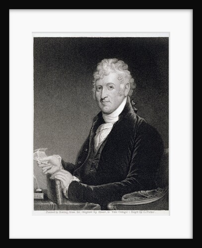 Portrait Engraving of David Humphries by Anonymous
