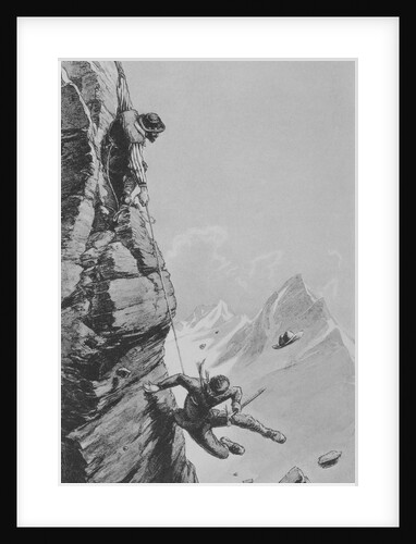 Illustration of an Accident by Edward Whymper