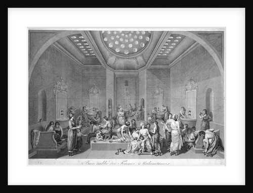 Women Washing in Public Turkish Bath by Anonymous