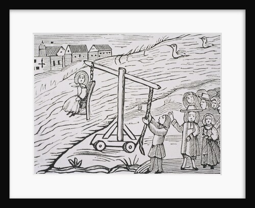 Woman Accused of Witch Craft is Lowered into a River by Anonymous