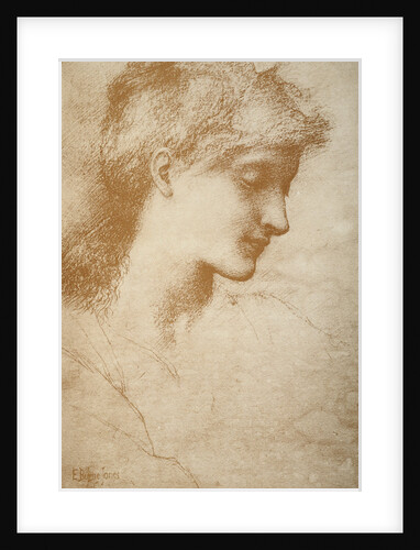 Portrait of a Young Woman by Edward Burne Jones