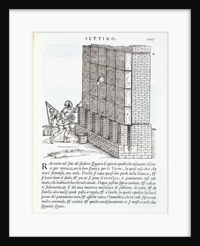 Illustration of Building Methods by Giovanni Antonio Rusconi