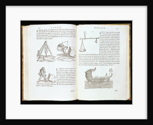 Illustration of Procedure for Removing Blocks of Stone by Giovanni Antonio Rusconi