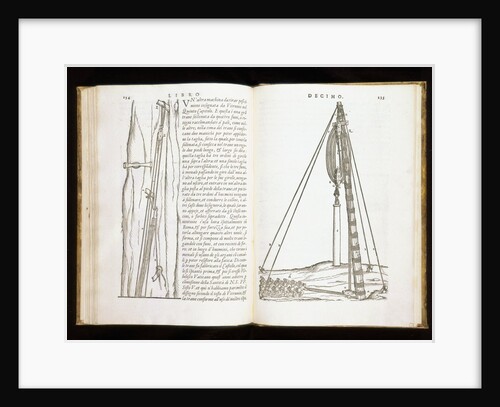 Illustration of Methods for Raising Columns by Giovanni Antonio Rusconi