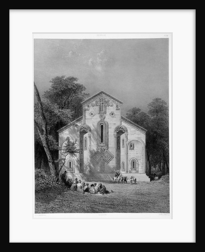 Book Illustration of the Monastery Church of Kaben by Anonymous