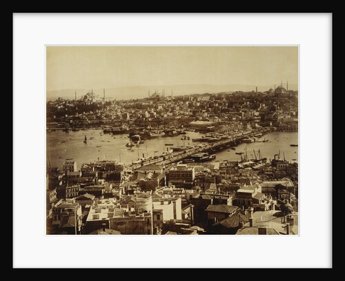 Aerial View of a Bridge Over the Bosporus in Istanbul by Anonymous
