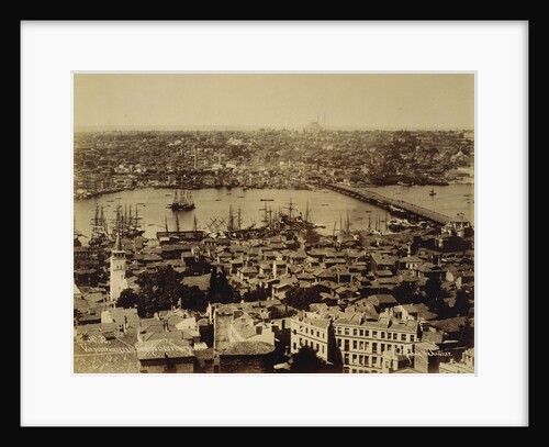Aerial View of a Bridge Over the Bosporus in Istanbul by Anonymous
