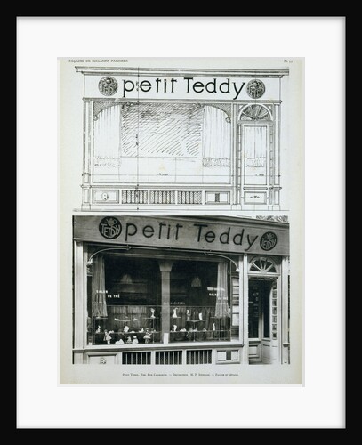 Facade of the Petit Teddy Shop in Paris by Anonymous