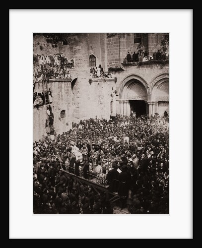 Ceremony of the Washing of the Feet at Church of Holy Sepulchre by Anonymous