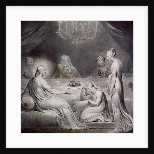Christ in the House of Martha and Mary by William Blake